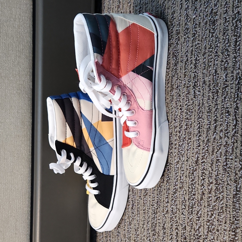 Vans + MoMA Sk8Hi Lyubov Popova Sneakers Men's Size 7 Women's Size 8.5 - Picture 2 of 16
